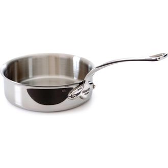 Bloomingdale's MCook 6.2 qt. Stainless Steel Saute Pan With Helper Handle in Silver at Nordstrom