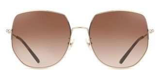 Jimmy Choo London JC4006BD Asian Fit 300613 Womens Sunglasses Gold Size 58