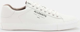 AllSaints Leather Underground Leather Low Top Trainers, Size: UK 11/US 12/EU 45