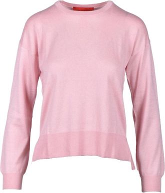 Wild Cashmere Trui - Dames - Ronde hals truien - Roze - S - Kasjmier - Truien & Vesten