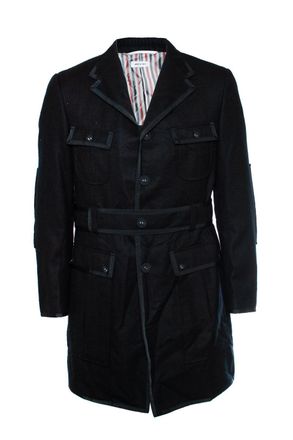 Thom Browne Black trench coat