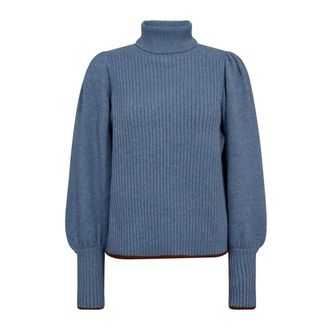 Co'Couture Dames, Truien, Blauw, Maat: XS Acryl