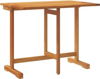 vidaXL Mesa De Balc&oacute;n Plegable Madera Maciza De Acacia 90x60x72 Cm Vidaxl