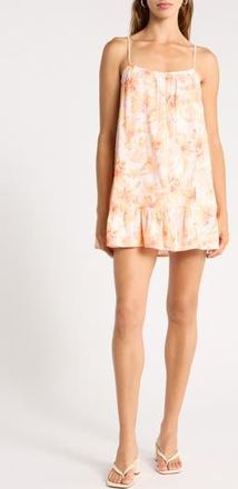 Abound Cotton Gauze Minidress in Pink- Coral B Ester Soliel at Nordstrom Rack, Size X-Small