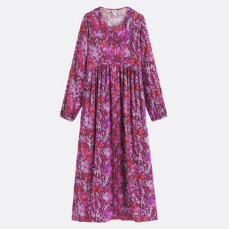 La Redoute Collections Maxi-jurk met bloemenprint, Signature SUZIE