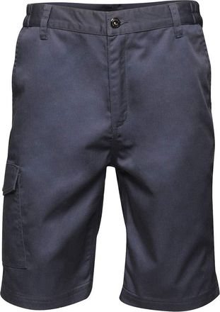 Regatta Professional Mens Pro Reinforced Cargo Shorts, Durable & Water Repellent - Perfect for Outdoors & Workwear Blue
