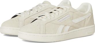 Reebok Lifestyle Club C Grounds UK Womens Shoes Vintage Chalk/Chalk/Sand : 6.5 B - Medium, Suede