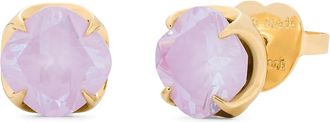 Kate Spade New York Pop Of Joy 10mm Studs Womens Earring Lilac, Brass/Cubic Zirconia