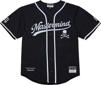Mitchell & Ness x Mastermind Baseball Jersey Black JY16961-CLBBLCK
