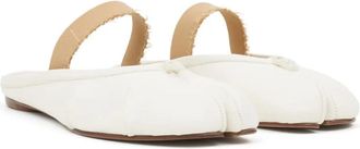 Maison Margiela Ballerinas - Tabi Ballerina Mule Elastic Band Ivory - Gr. 36 (EU) - in Wei&szlig; - f&uuml;r Damen