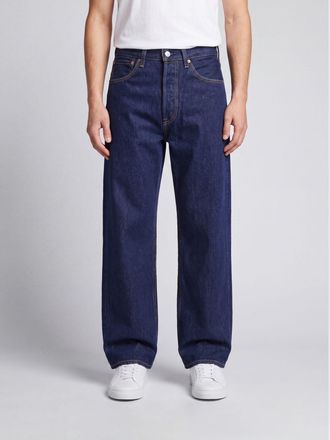 Levi's Jeans straight fit in denim di cotone con effetto usurato