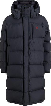 Polo Ralph Lauren hooded insulated bomber coat - men - Polyester/Nylon/Duck Down/Duck Feathers - M - Black