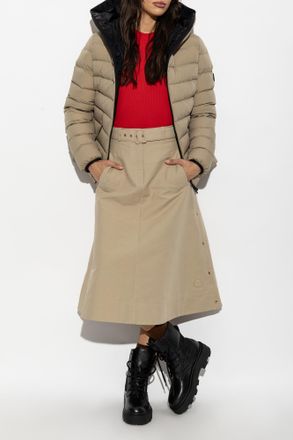 Moncler Herbes Puffer Jacket, Womens, Beige