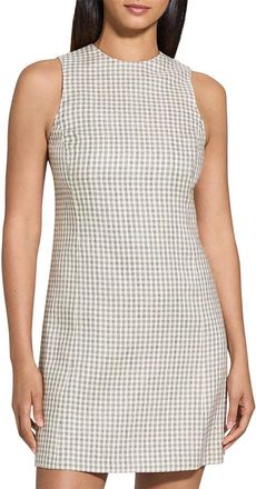 Theory Easy Flare Linen-Blend Dress
