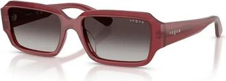 Vogue Eyewear Vo 5693Su Zonnebril - Dames - Zonnebrillen - Rood - 54 MM - Accessoires