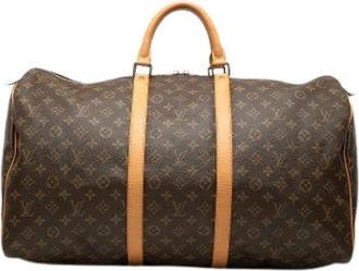 Louis Vuitton Pre-owned Keepall 55 - - Pre-owned - Donna - Marrone - ONE SIZE