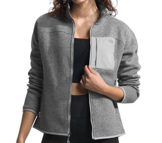 The North Face Front Range Fleece Jacket In Gray
