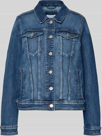 Christian Berg Jeansjacke mit Umlegekragen in Blau, Gr&ouml;&szlig;e 38