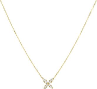 Sabrina Designs 14K 0.16 Ct. Tw. Diamond Butterfly Necklace