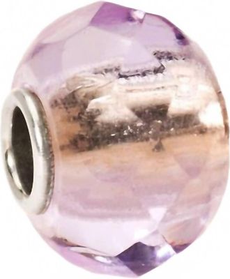 Trollbeads Womens Prism Glass Bead Charm In Lavender