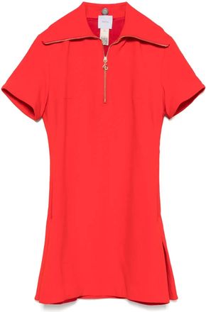 Patou Abito corto in crêpe - Rosso