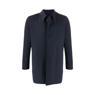 Herno Heren, Mantels, Blauw, Maat: 3XL