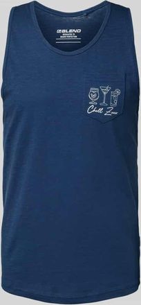 Blend Tanktop mit Brusttasche Modell UERIK in Marine, Gr&ouml;&szlig;e XXL