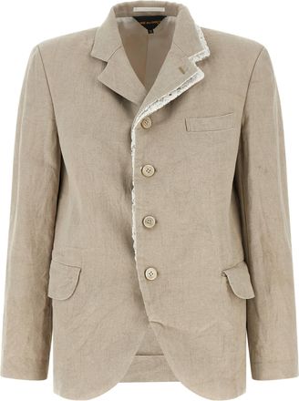 Comme Des Gar&ccedil;ons Linen Womens Blazer