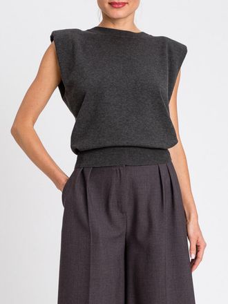 Twinset Top smanicato Twinset in maglia