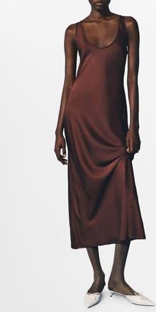 Mango Luisa Tank Dress in Brown at Nordstrom Rack, Size 4