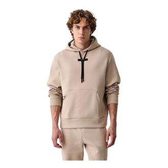On Running Fitness, Heren, Bruin, L, Katoen, Focus Tech Hoodie