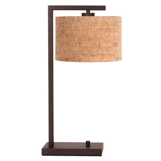 Steinhauer L&aacute;mpara De Mesa - Marr&oacute;n - Stang - Metal Textil - L&aacute;mpara De