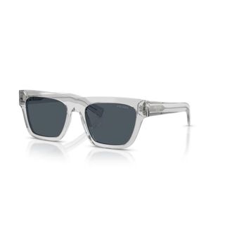 Prada Sunglasses, male, Gray, Size: 54 MM Rectangular Sunglasses