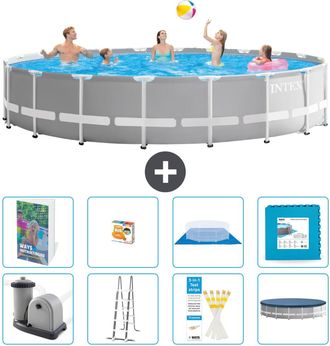 Intex Piscina Prism Frame Redonda - 610x132 Cm - 9-piezas S570
