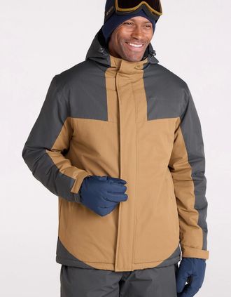 Mountain Warehouse Mens Mountain Warehouse Mens Dusk III Ski Jacket - Brown - Size: 38/Regular