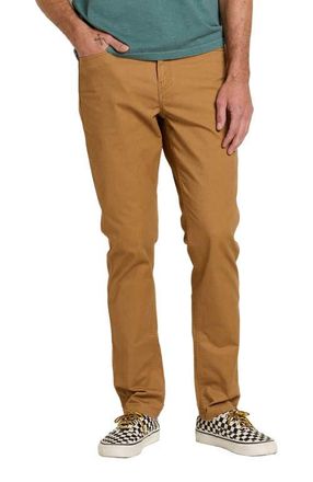 Toad & Co Mission Ridge 5 Pocket Lean Pant in Tabac Vintage Wash at Nordstrom, Size 3430