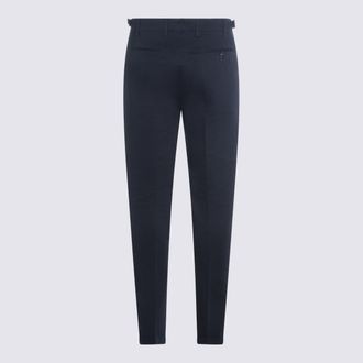Berwich Mens Trousers Navy Co - Ea