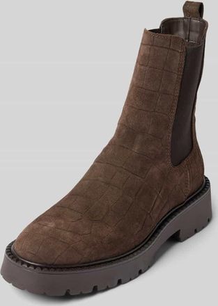 Tamaris Tamaris Chelsea Boots aus echtem Rindsleder in Dunkelbraun, Größe 37