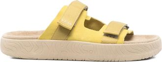 Veja Arpoador double-strap suede sandals - women - Calf Suede/Fabric/Rubber/Calf Leather - 37 - Yellow