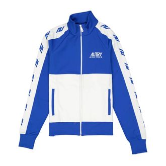 Autry Action People Jacket - Heren - Vesten met rits - Blauw - L - Katoen - Hoodies & sweatvesten