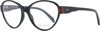 Pucci Stijlvolle Zwarte Vlinder Optische Monturen - Dames - Brillen - Zwart - ONE Size - Accessoires