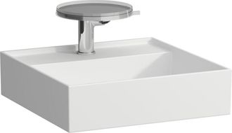 Laufen Laufen - Kartell Lavabo Sobre Encimera, 2 Agujeros Para Grifo, Sin