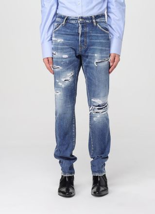 Dsquared2 Mens Cool Guy Ripped Jeans - Medium Blue Cotton - Size EU 50 (Mens)