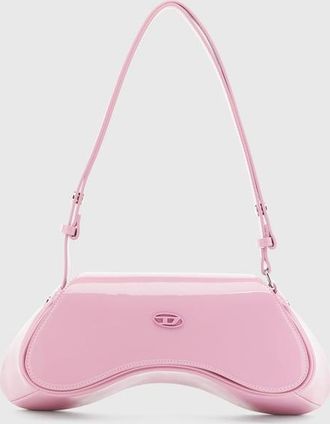 Diesel Play-Glossy crossbody bag - Crossbody Bags - Woman - Pink