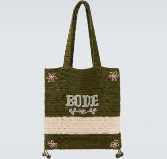 Bode Shopper Marsh in crochet con perline