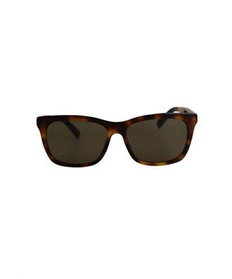 Gucci Pre-owned GG0449S Mens Rectangular Tortoise Shell Sunglasses in Brown Acetate - One Size