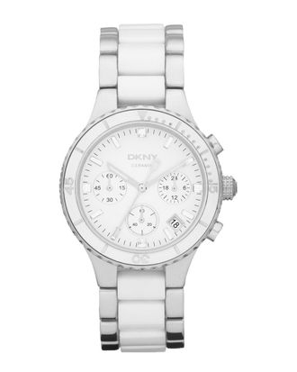DKNY Dnu Legal Reason Dkny Womens Chronograph White Dial Watch