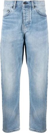 Carhartt Work in Progress Rechte snit Jean met details - Heren - Slim Fit Jeans - Blauw - W30 - Jeans