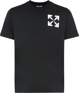 Off-white Off- Cotton Mens T-Shirt