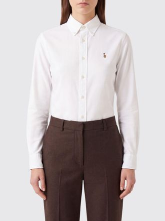 Polo Ralph Lauren Camicia in cotone con logo Pony ricamato